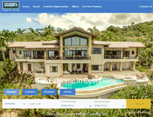 Tablet Screenshot of coldwellbankercostarica.com